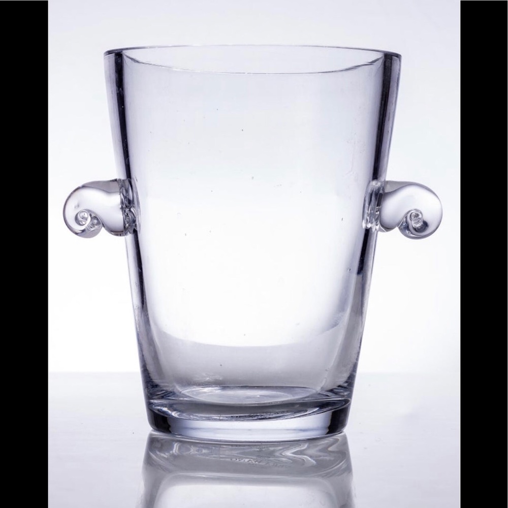 Vera Wang Heavy Glass Ice/Wine Bucket or Vase